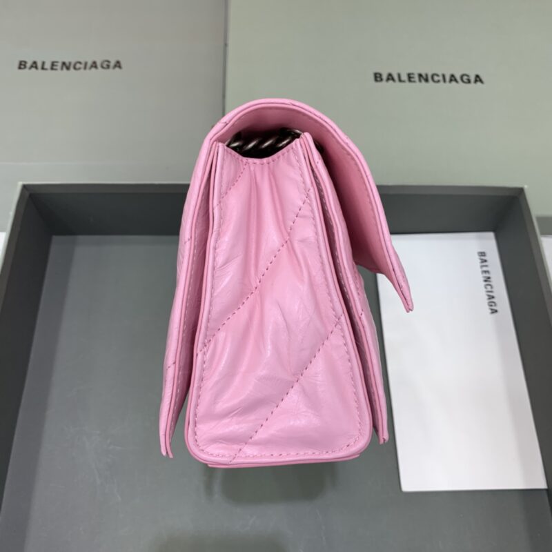 Replica Balenciaga Crush Small Pink - top-tier luxury replica shoulder bag