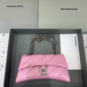 Replica Balenciaga Crush Small Pink - top-tier luxury replica shoulder bag