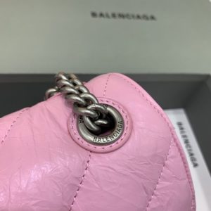 Replica Balenciaga Crush Small Pink - 1:1 designer replica handbag