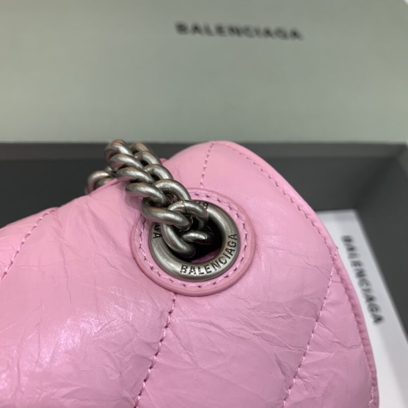 Replica Balenciaga Crush Small Pink - 1:1 designer replica handbag
