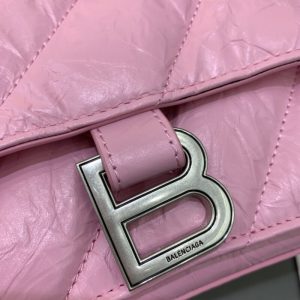 Replica Balenciaga Crush Large Pink - best quality luxury bag dupe