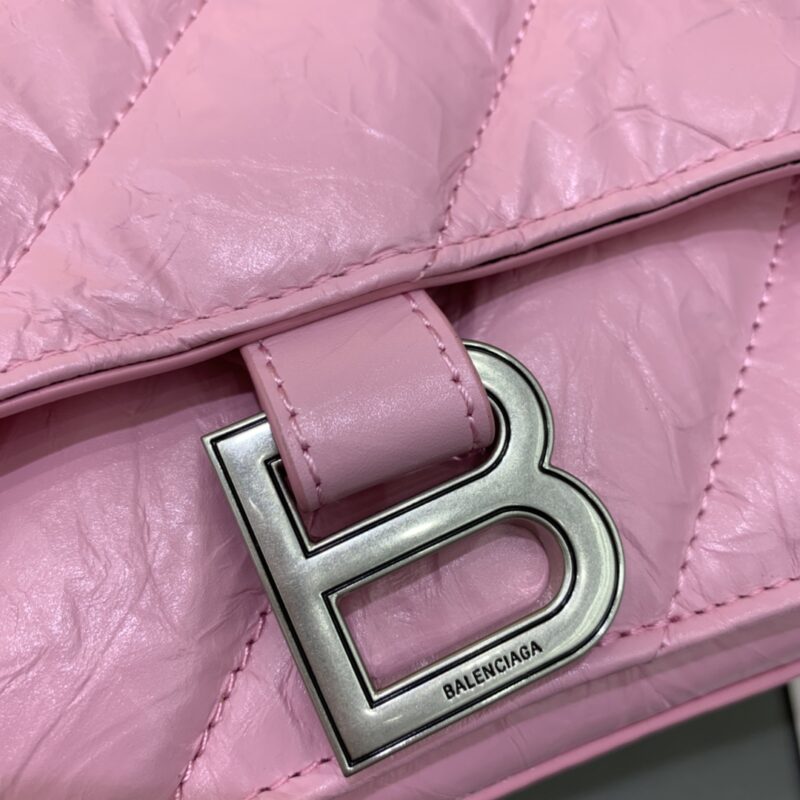 Replica Balenciaga Crush Large Pink - best quality luxury bag dupe
