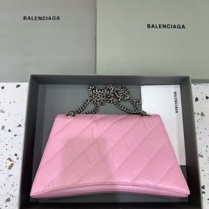 Replica Balenciaga Crush Large Pink - best-selling designer handbag dupe
