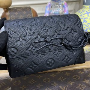 Replica Louis Vuitton Steamer Wearable Wallet Full Black - ultra-realistic fake designer tote