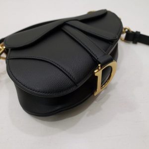 Replica Dior Saddle Bag Small Black - high-accuracy replica luxury purse