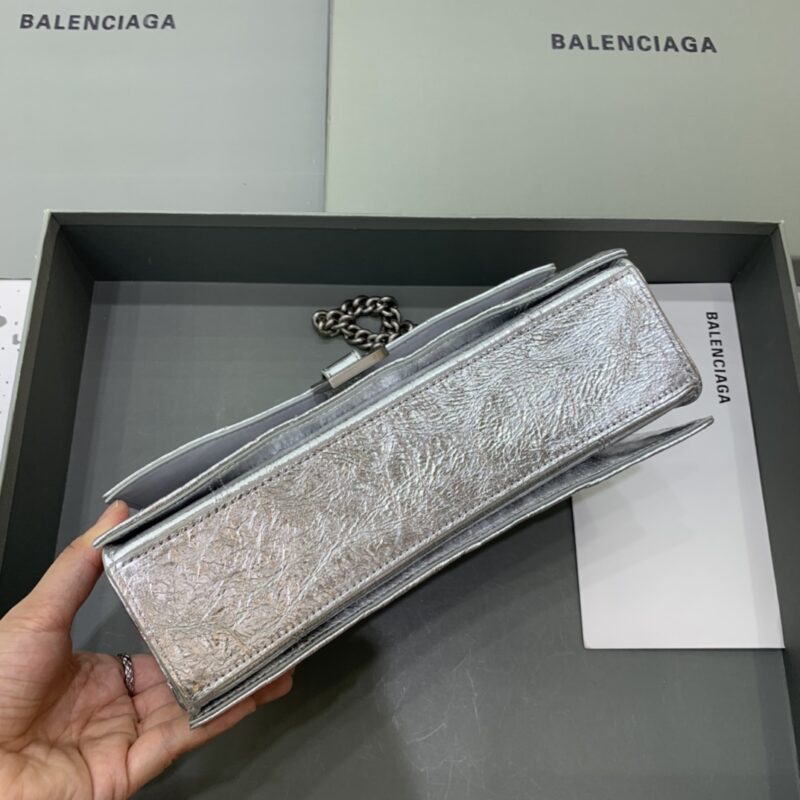 Replica Balenciaga Crush Small Silver - 1:1 designer replica handbag