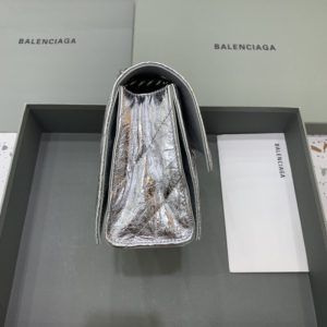 Replica Balenciaga Crush Small Silver - premium 1:1 fake handbag model