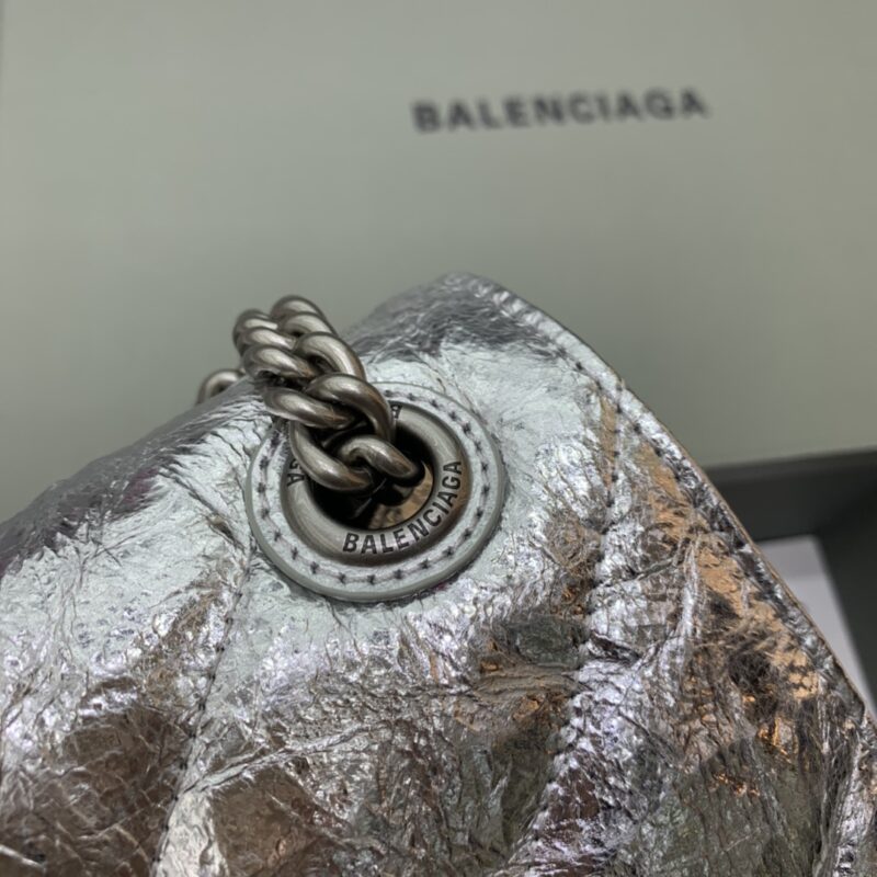 Replica Balenciaga Crush Large Silver - elite superclone designer purse
