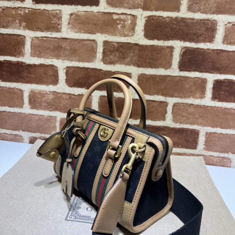 Replica Gucci Bauletto Top Handle Brown - top-rated replica designer bag