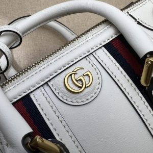 Replica Gucci Bauletto Top Handle White - elite superclone designer purse