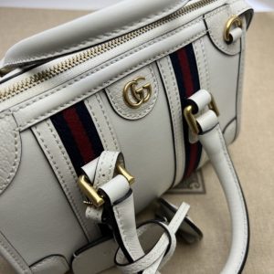 Replica Gucci Bauletto Top Handle White - top-tier luxury replica shoulder bag