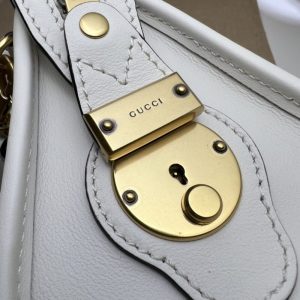 Replica Gucci Bauletto Top Handle White - top-rated replica designer bag