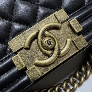 Replica CHANEL Le Boy Large Black - high-end fake designer purse