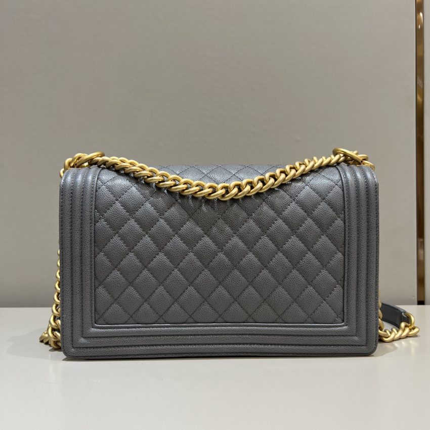Replica CHANEL Le Boy Large Grey - best-selling designer handbag dupe