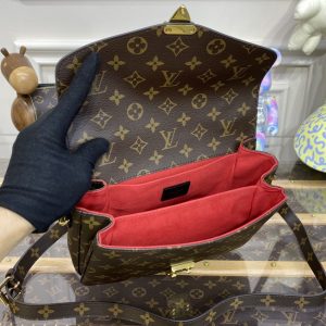 Replica Louis Vuitton Pochette Metis Shoulder Bag Brown - authentic-look luxury purse replica