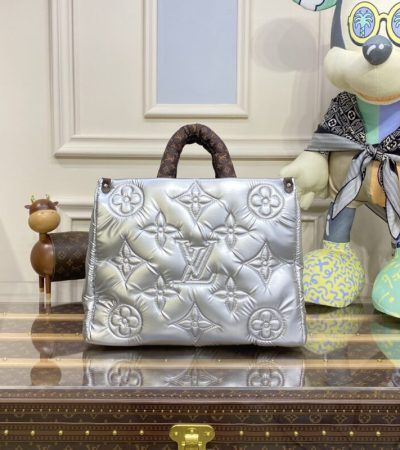 Replica LV OnTheGo Silver Soft - premium-grade designer purse dupe