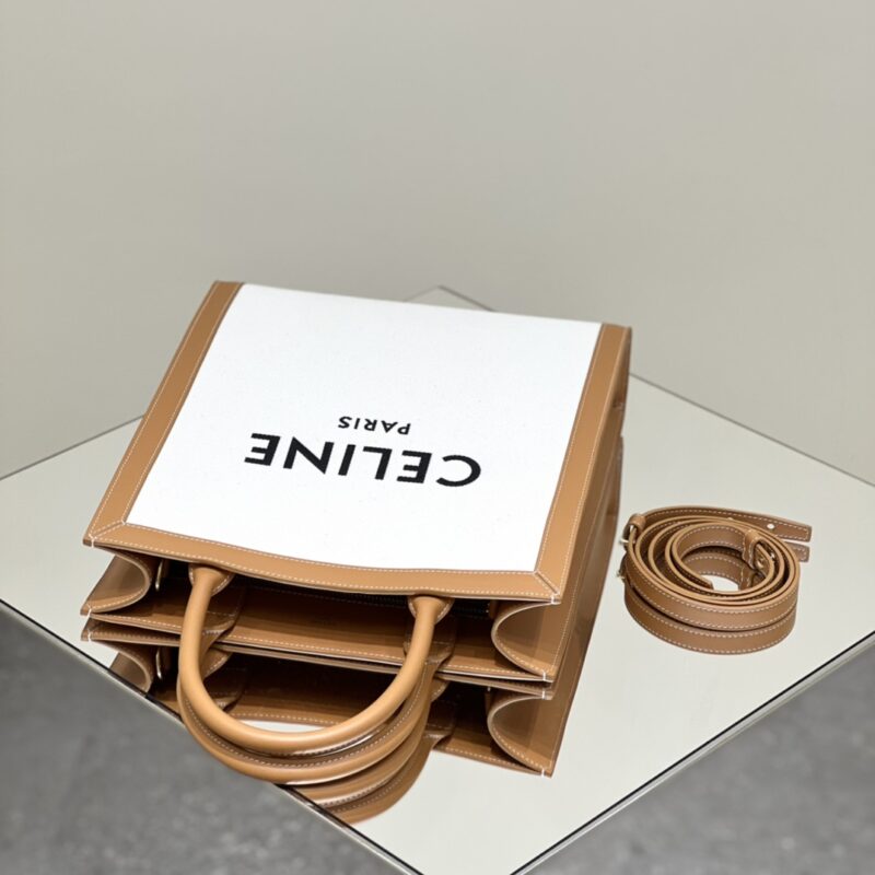 Replica Celine Triomphe Cabas Mini Tote White - best-selling designer handbag dupe