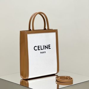 Replica Celine Triomphe Cabas Tote Small White - authentic-look luxury purse replica