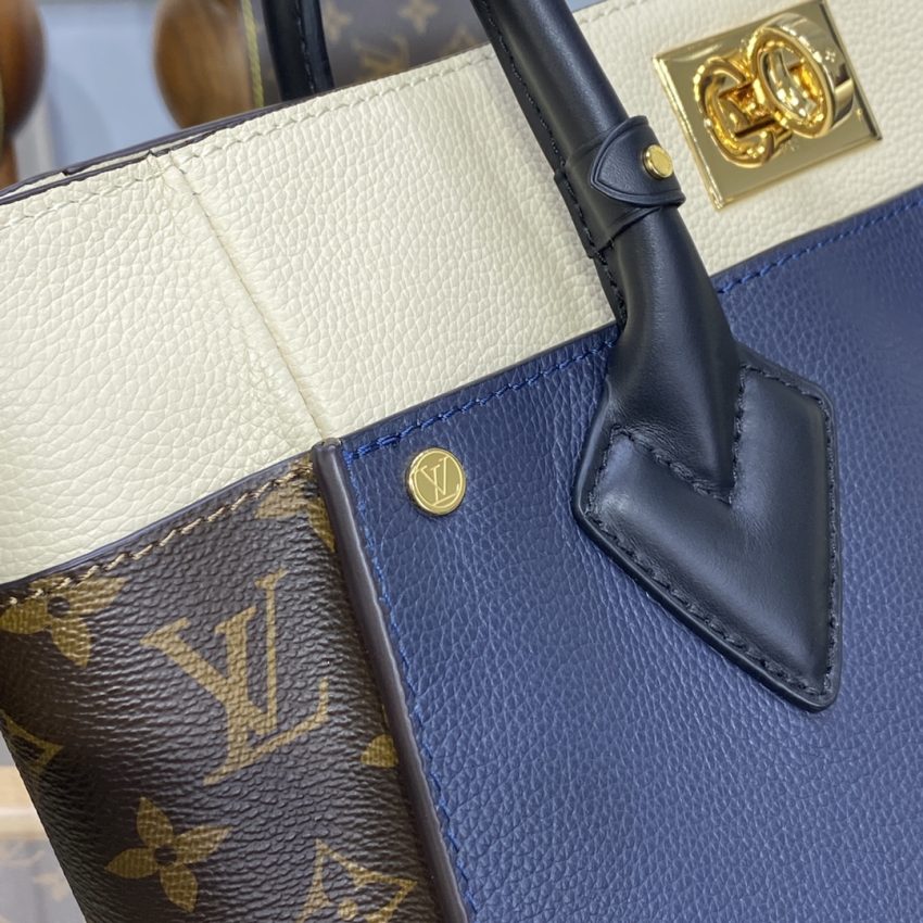 Replica Louis Vuitton On My Side Dark Blue - elite superclone designer purse