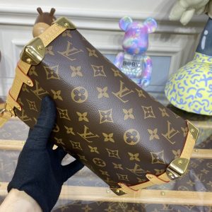 Replica Louis Vuitton Side Trunk Dark Brown - near-authentic luxury replica handbag