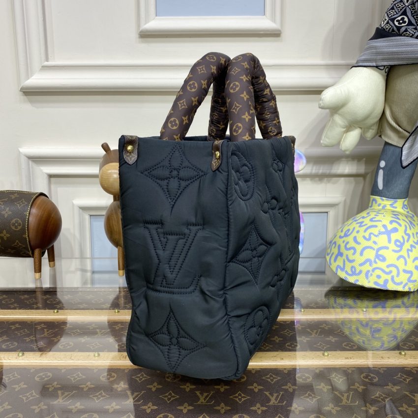 Replica LV OnTheGo Black Soft - 1:1 designer replica handbag