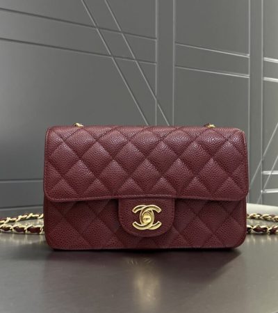 Replica CHANEL Classic Flap 20cm Burgundy - high-quality designer bag clone