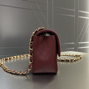 Replica CHANEL Classic Flap 20cm Burgundy - top-tier luxury replica shoulder bag