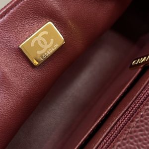 Replica CHANEL Classic Flap 20cm Burgundy - high-end fake designer purse