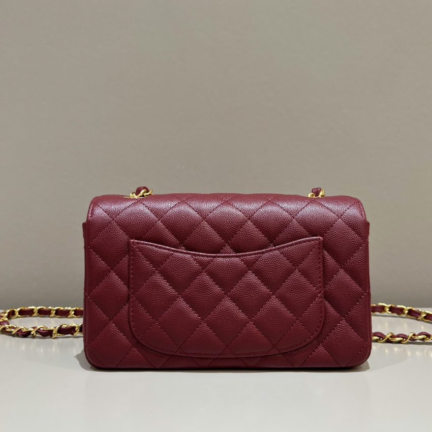 Replica CHANEL Classic Flap 25cm Burgundy - authentic-look luxury purse replica