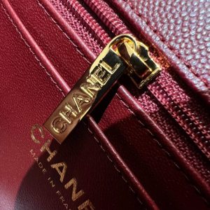 Replica CHANEL Classic Flap 25cm Burgundy - ultra-realistic fake designer tote