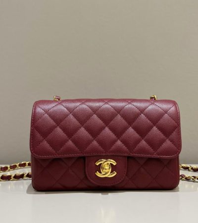 Replica CHANEL Classic Flap 25cm Burgundy - 1:1 designer replica handbag
