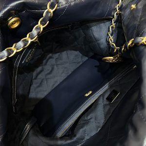 Replica CHANEL 22 Small Handbag Dark Blue - best-selling designer handbag dupe