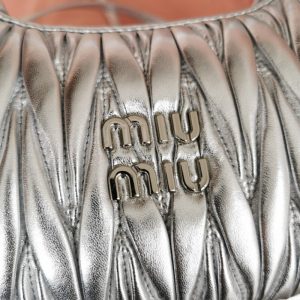 Replica Miu Miu Wander Silver - high-quality designer bag clone