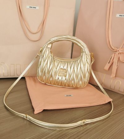Replica Miu Miu Wander Gold - top-rated replica designer bag