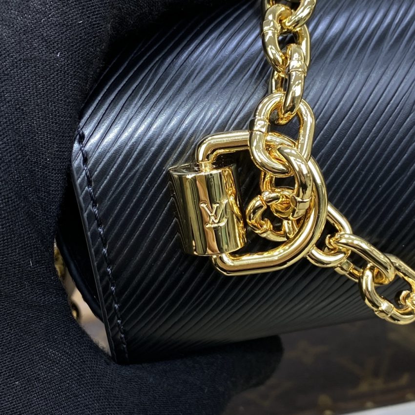 Replica Louis Vuitton Twist Black With Chain - top-rated replica designer bag
