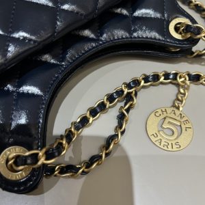 Replica CHANEL Hobo Small Dark Blue - premium-grade designer purse dupe