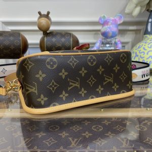 Replica Louis Vuitton Nano Diane Satchel Brown - top-tier luxury replica shoulder bag