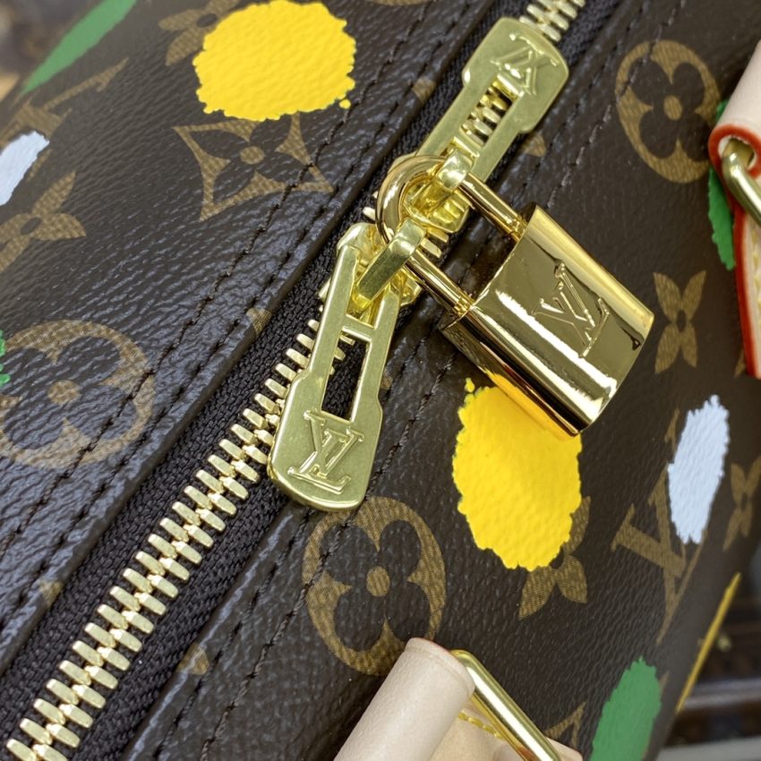 Replica Louis Vuitton Speedy Bandouliere 25 Yayoi Kusama - authentic-look luxury purse replica