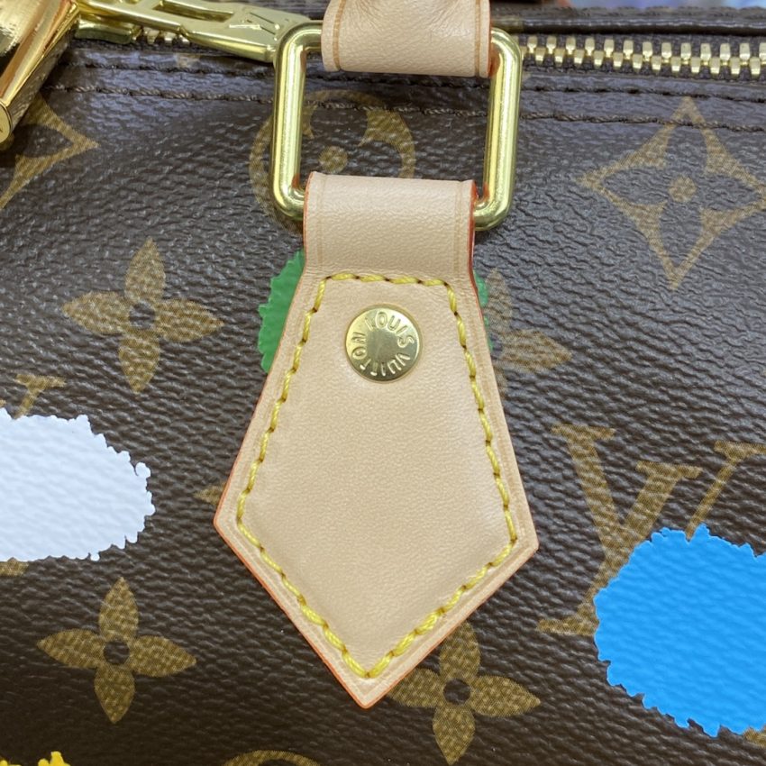 Replica Louis Vuitton Speedy Bandouliere 25 Yayoi Kusama - high-quality designer bag clone