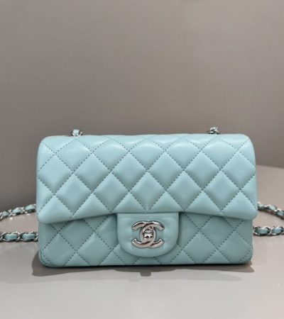 Replica CHANEL Classic Flap 20cm Tiffany - best quality luxury bag dupe