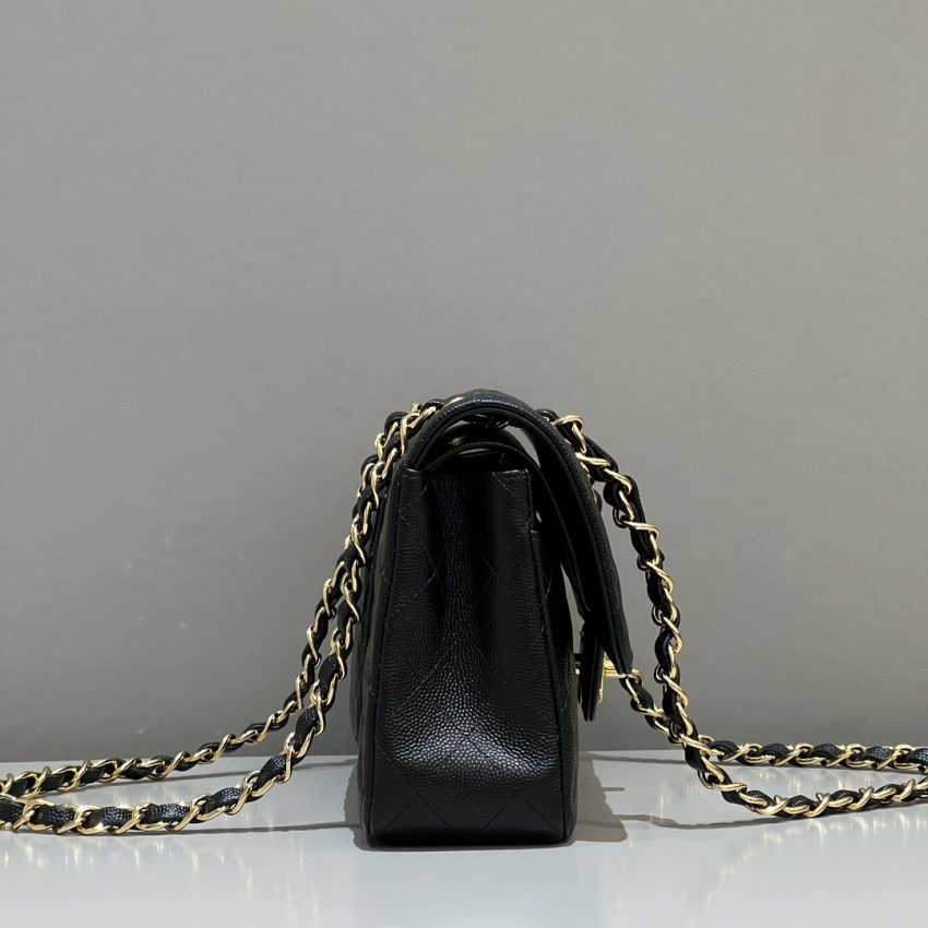 Replica CHANEL Classic Flap 23cm Black Caviar - top-tier luxury replica shoulder bag