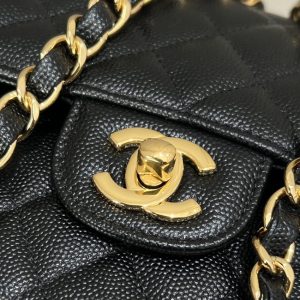 Replica CHANEL Classic Flap 23cm Black Caviar - 1:1 designer replica handbag