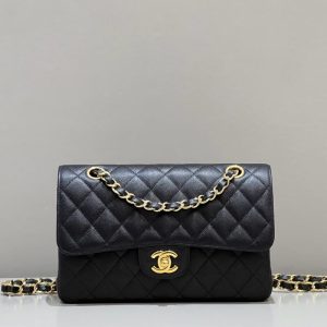 Replica CHANEL Classic Flap 23cm Black Caviar - high-accuracy replica luxury purse