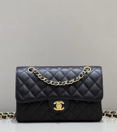 Replica CHANEL Classic Flap 23cm Black Caviar - high-accuracy replica luxury purse