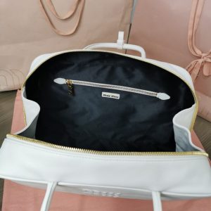 Replica Miu Miu Arcadie White - ultra-realistic fake designer tote