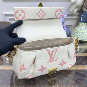 Replica Louis Vuitton Favorite Pink White - near-authentic luxury replica handbag