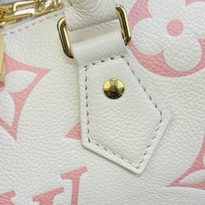 Replica Louis Vuitton Speedy Bandouliere 20 White Pink - best-selling designer handbag dupe