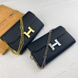 Replica Hermes Constance Chain Wallet - top-rated replica designer bag