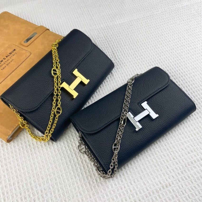 Replica Hermes Constance Chain Wallet - top-rated replica designer bag