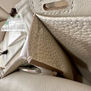 Replica Hermes Halzan White - 1:1 designer replica handbag